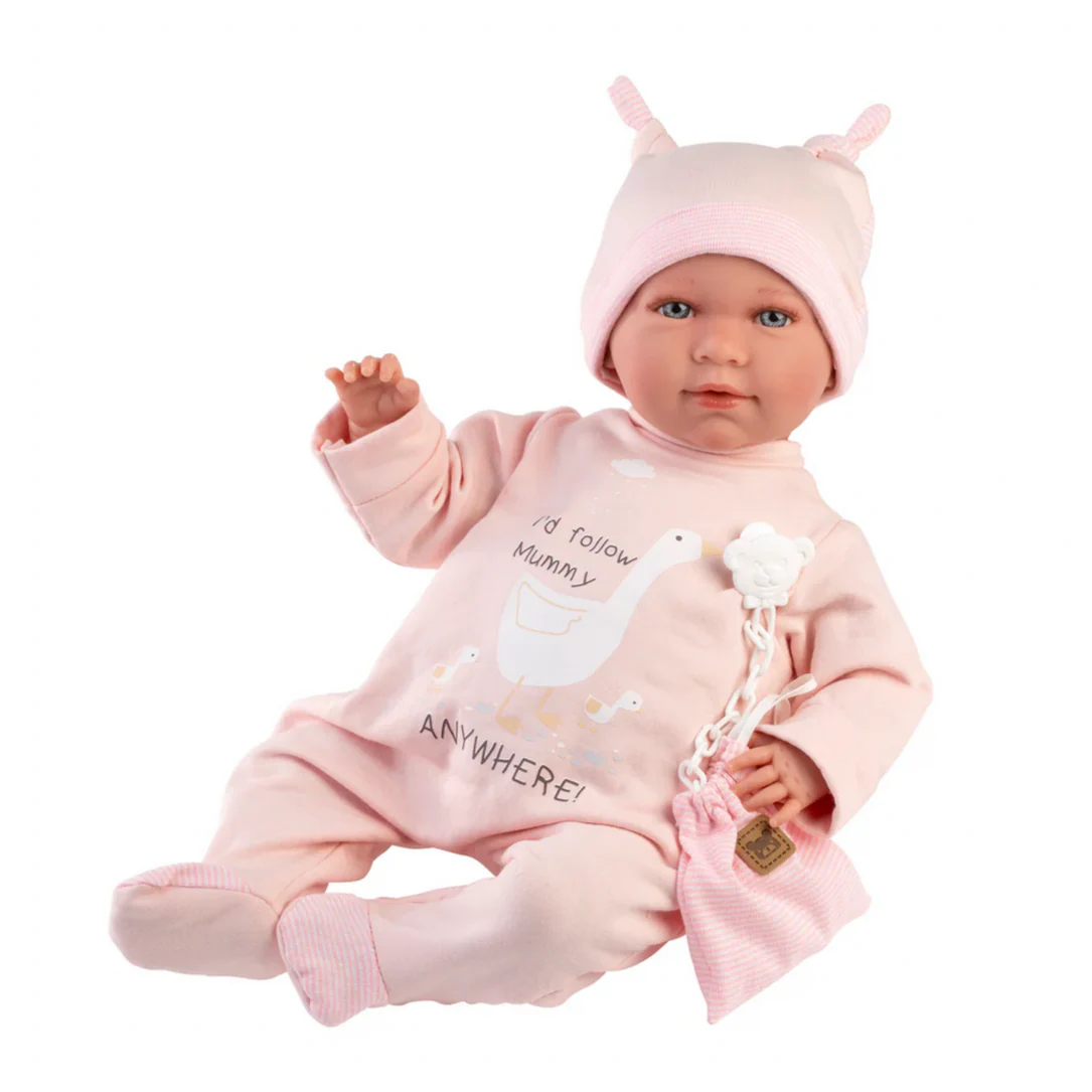 Soft Body Crying Newborn Doll - Luisa - 16.5" - Image 3