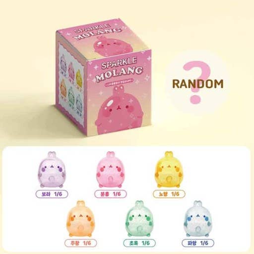 Sparkle Molang Random Figure – Cute Glitter Edition - Image 2