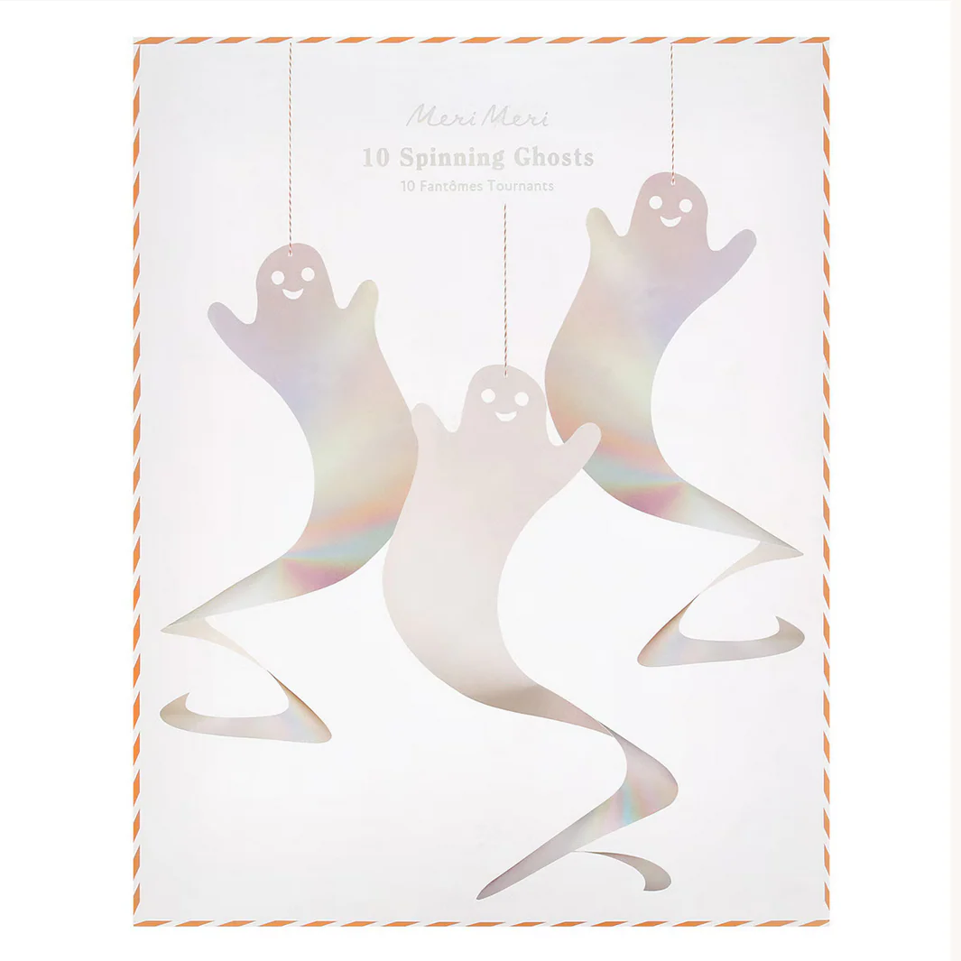 Spinning Ghost Decorations (x10) - Image 6