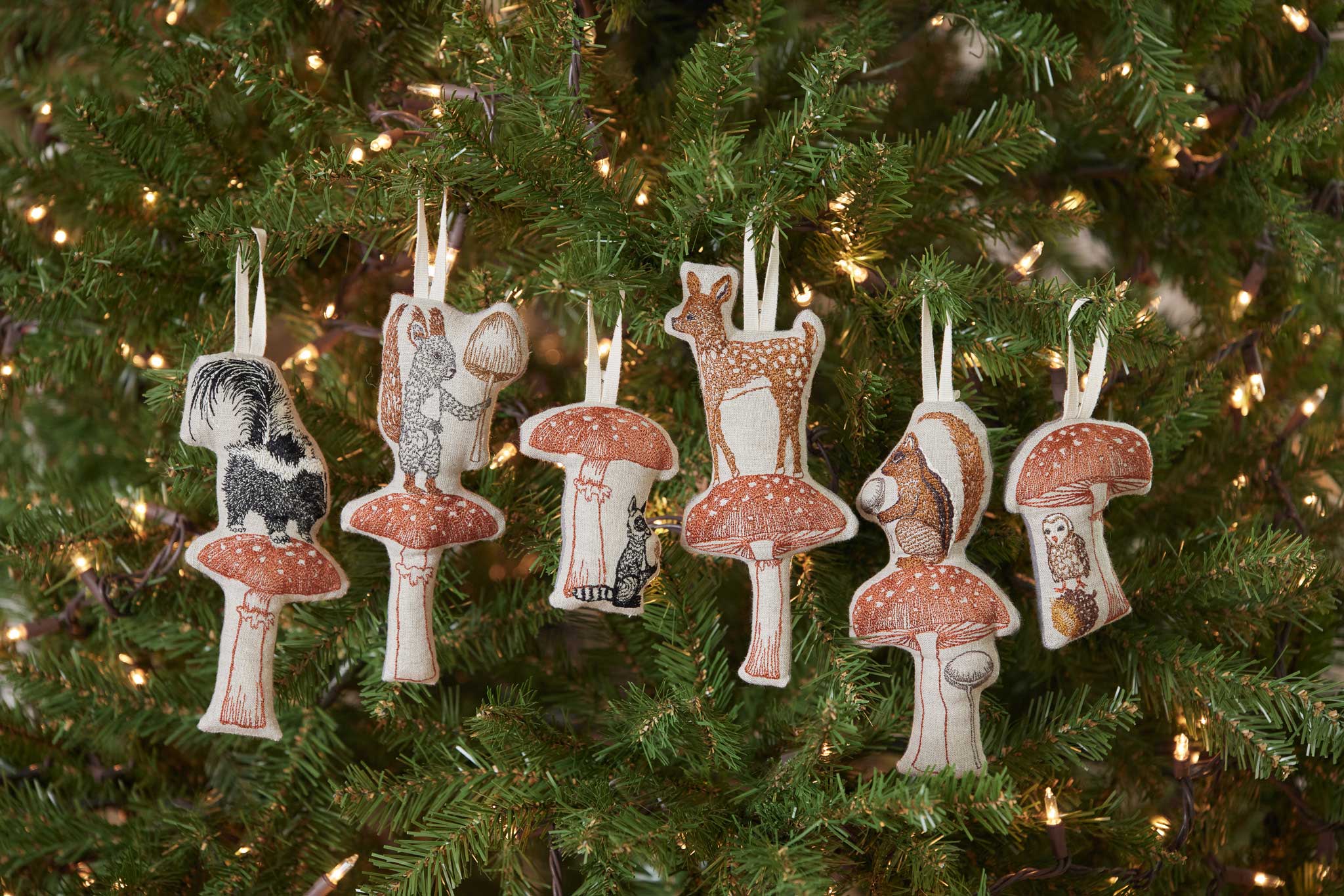Squirrel with Mushroom Ornament - Image 4