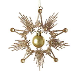 Starburst Dangle Ball Ornament - Image 5