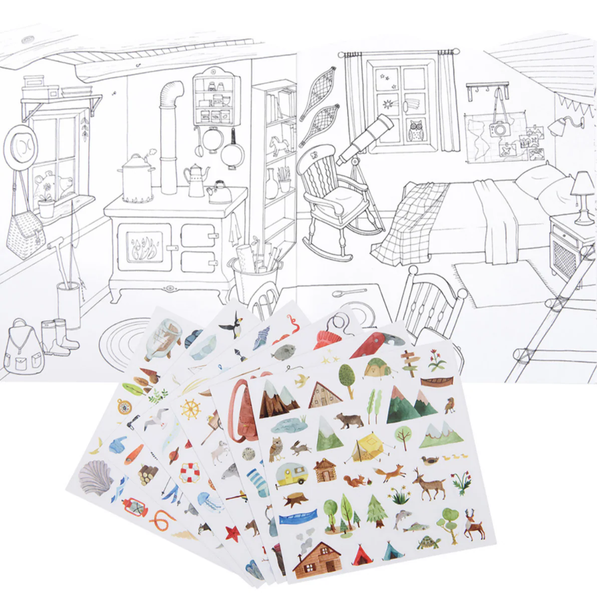 Sticker Book - Explorer - Le Jardin du Moulin - Image 2