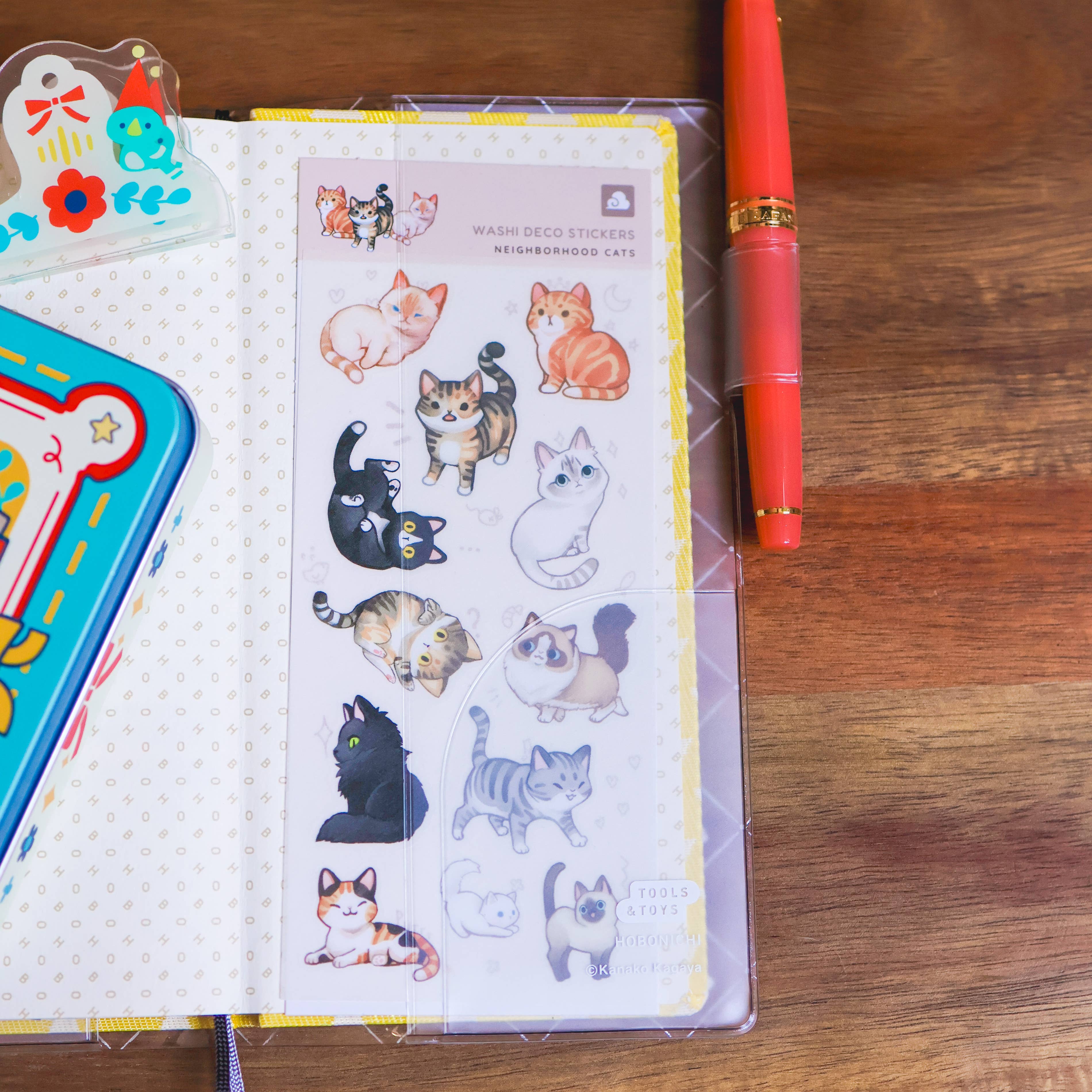 Sticker Sheet (Washi) - Neighborhood Cats - Image 6