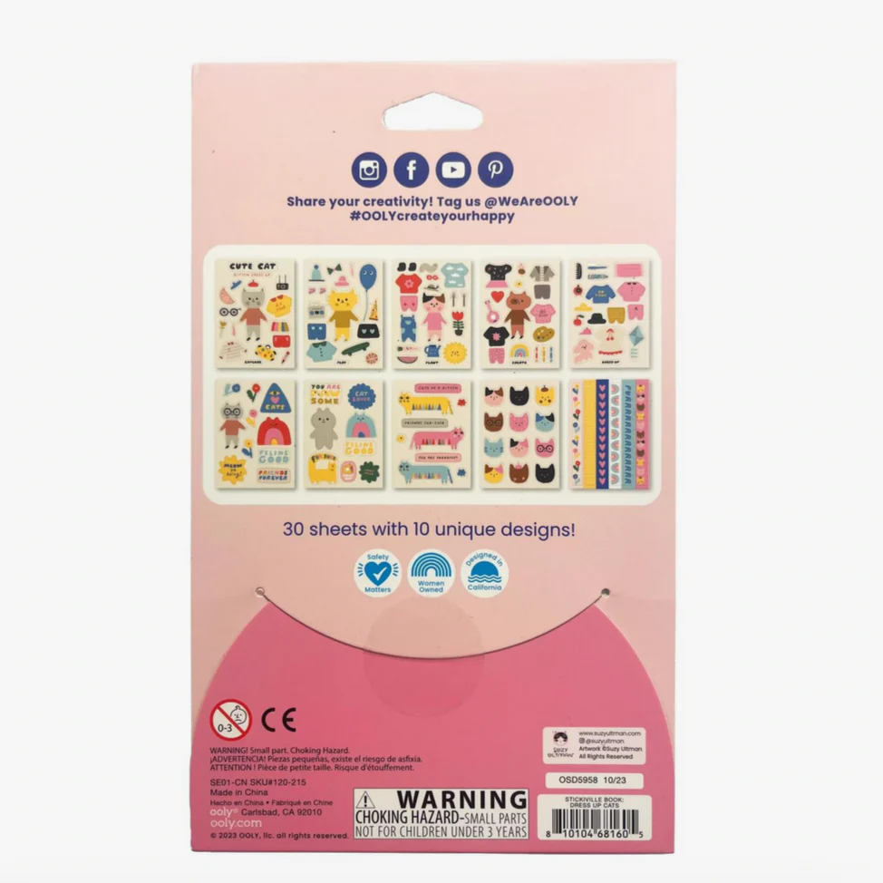 Stickiville Stickers X Suzy Ultman: Dress Up Cats - Image 7