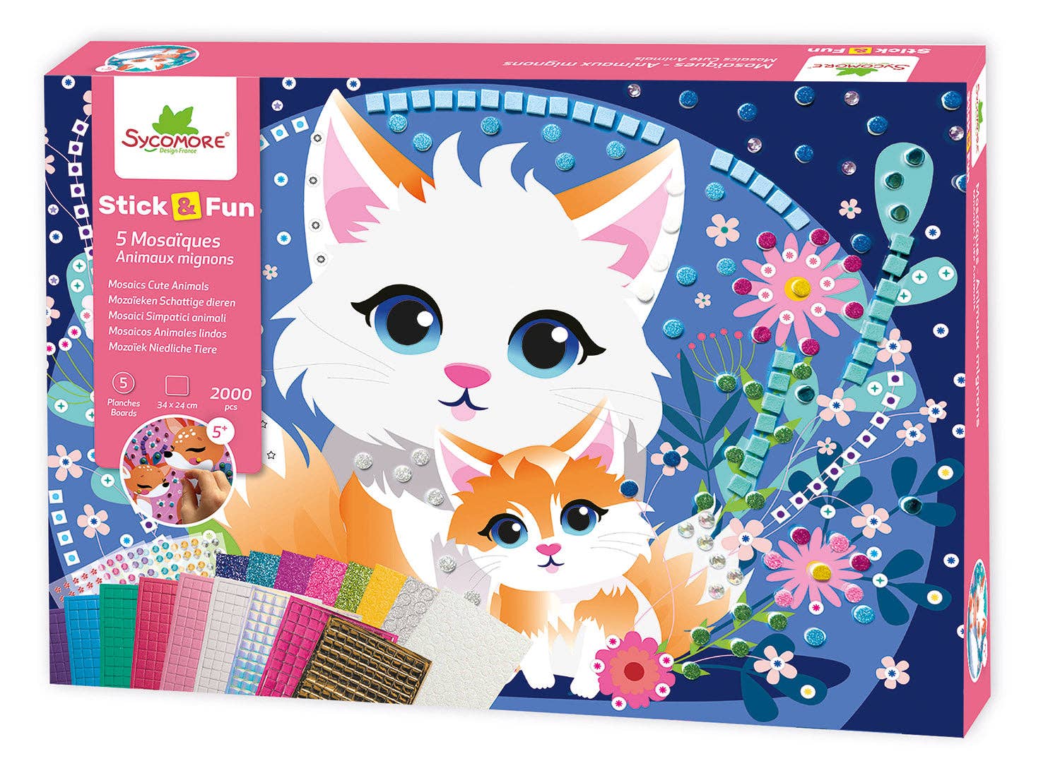 Stick'N Fun - XL Mosaics Cuddly Animals - Image 11