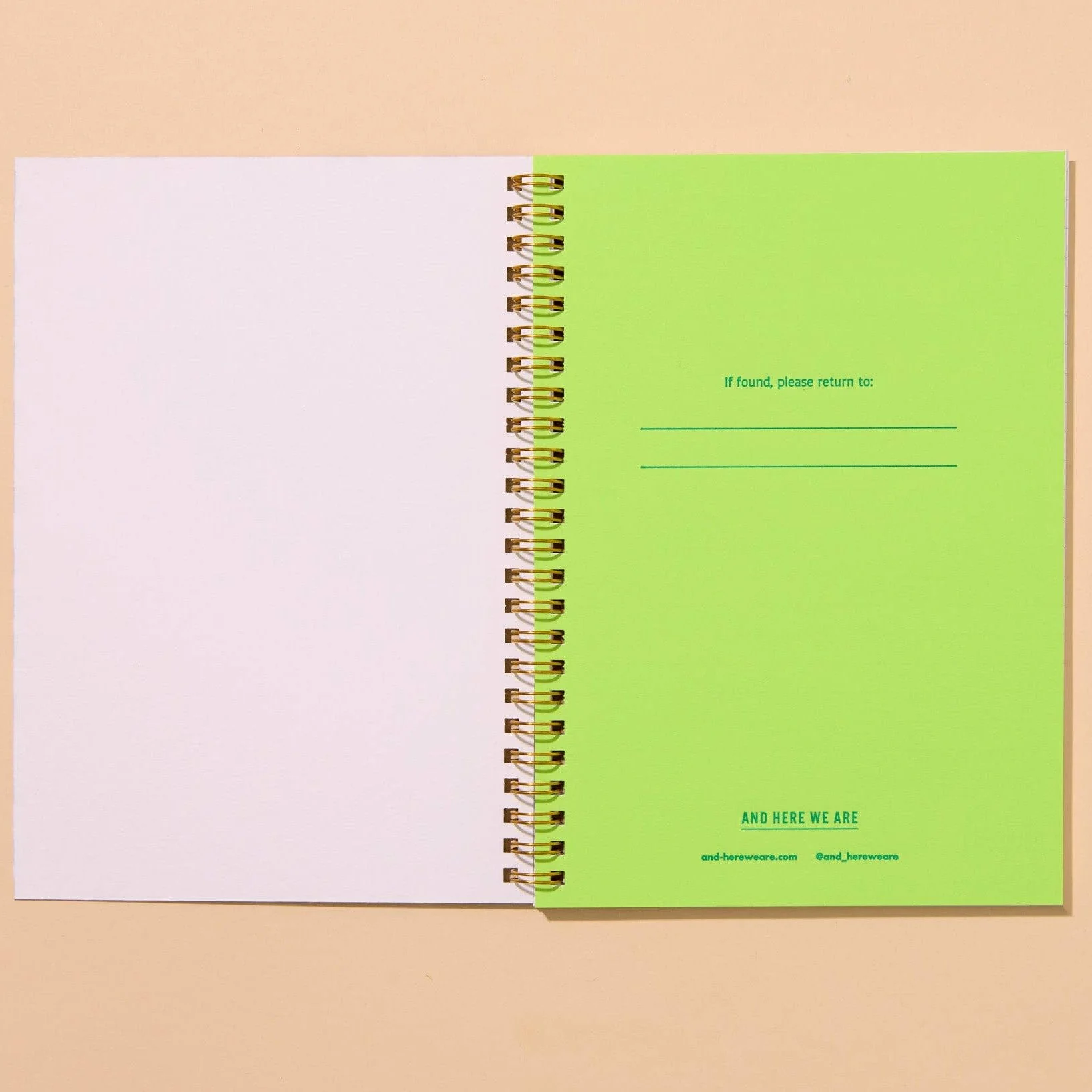 Strawberry Letterpress Spiral Notebook - Image 3