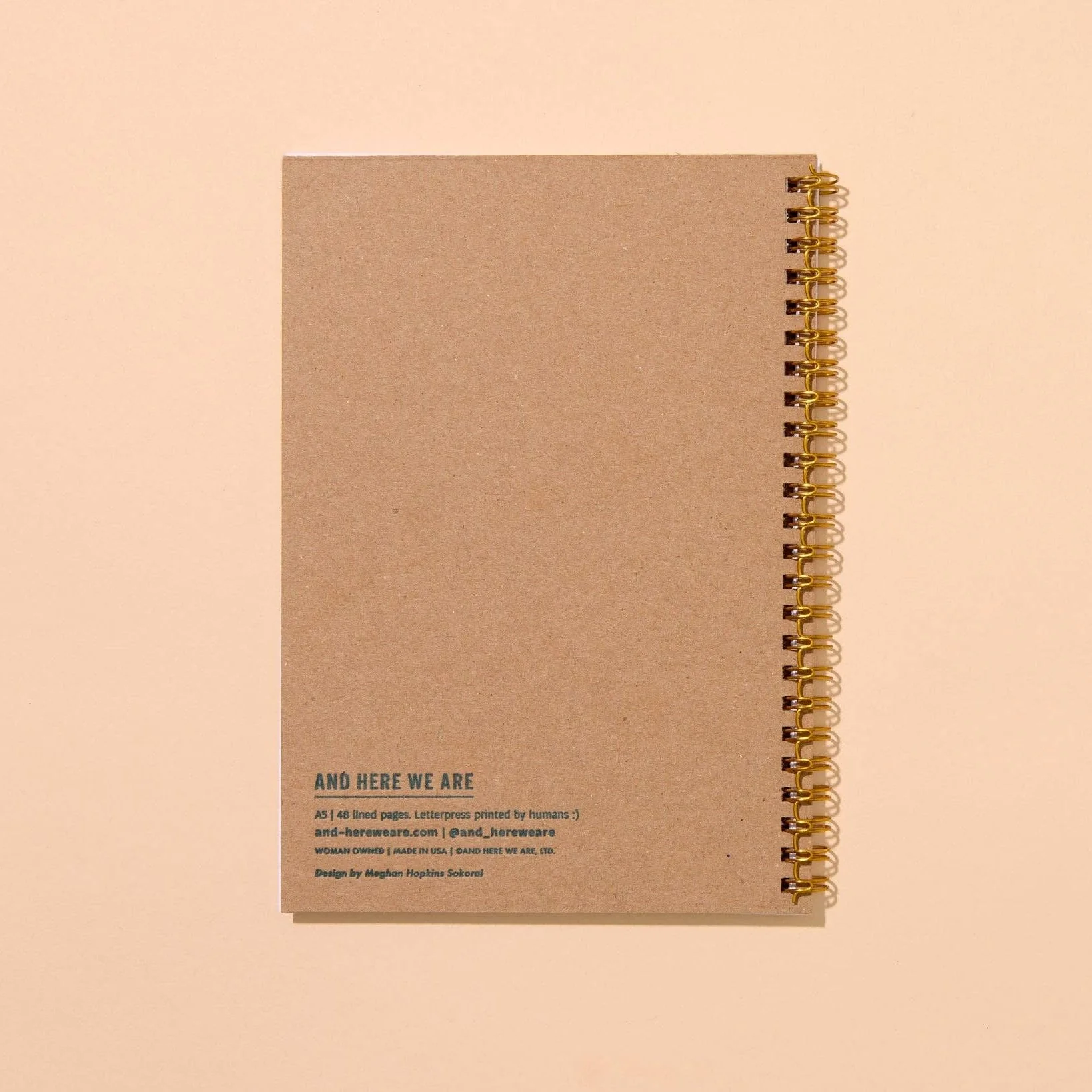 Strawberry Letterpress Spiral Notebook - Image 6