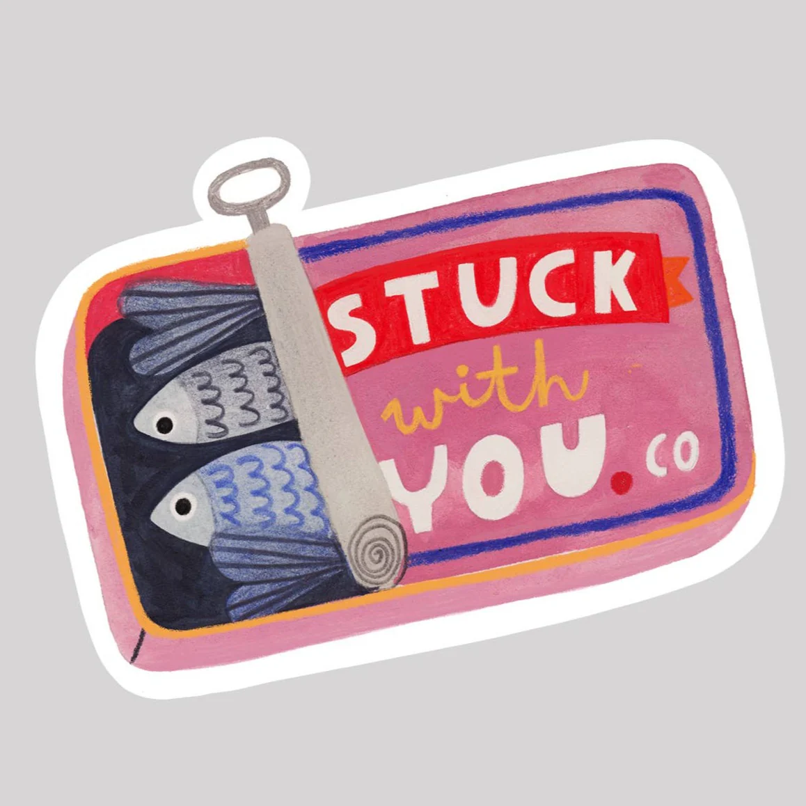 STUCK WITH YOU sticker - Image 2