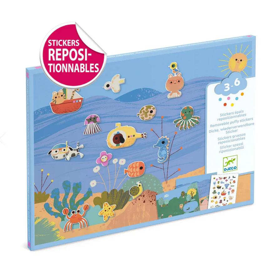 Summertime Repositionable Stickers