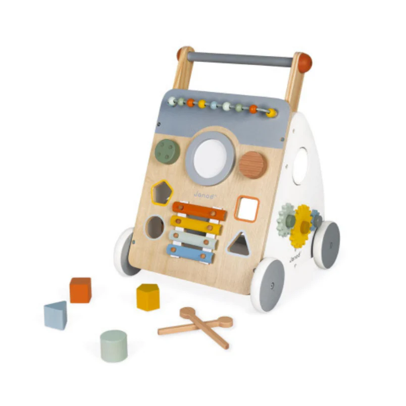 Sweet Cocoon Wooden Multi-Activity Trolley - Image 4