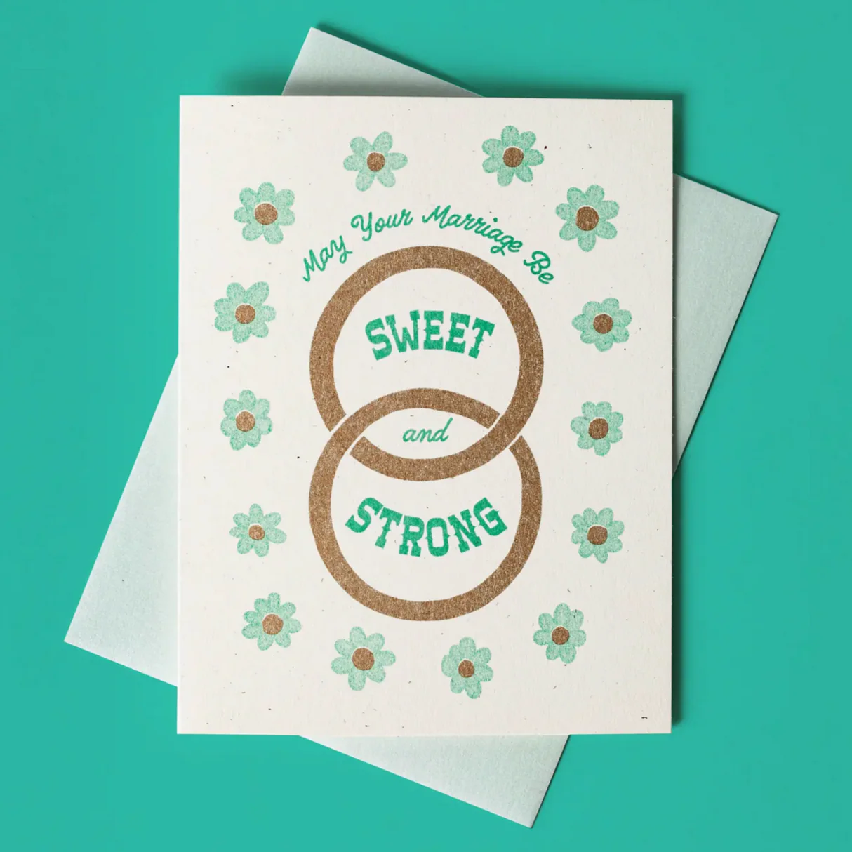 Sweet & Strong Marriage - Risograph Card
