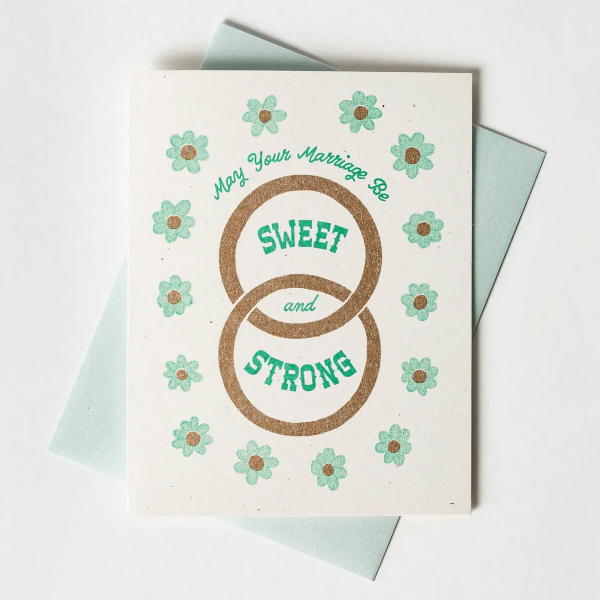 Sweet & Strong Marriage - Risograph Card - Image 2