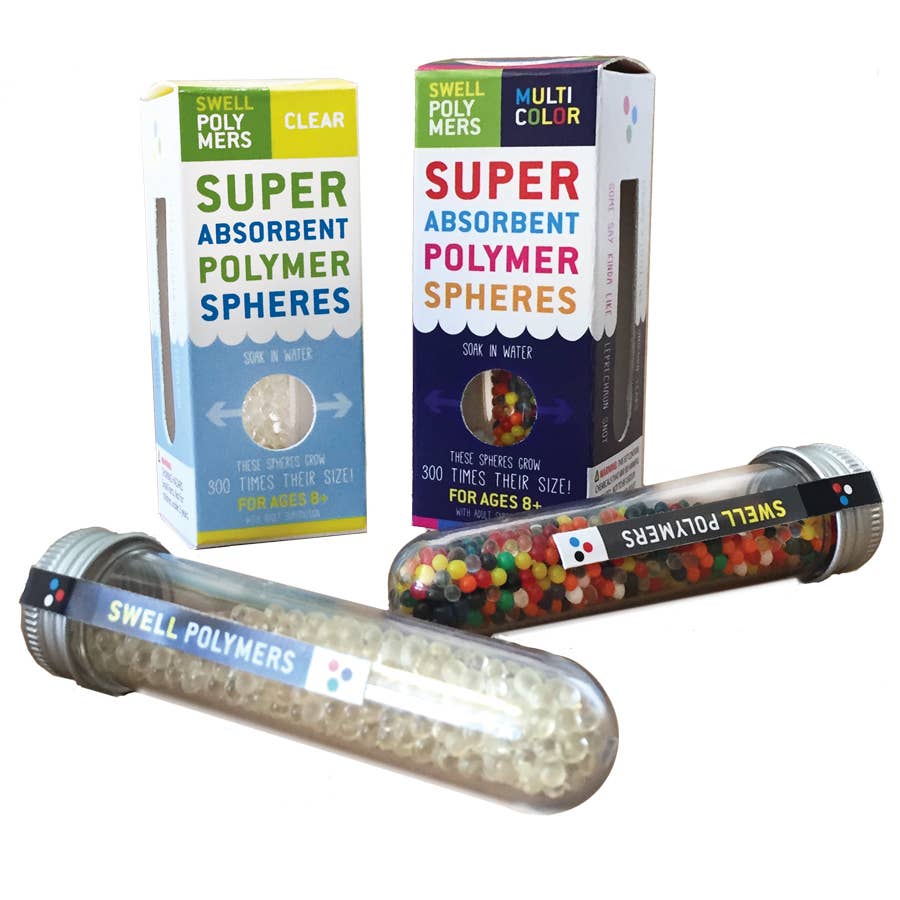 Swell Polymer Rainbow Spheres- Science of Polymers