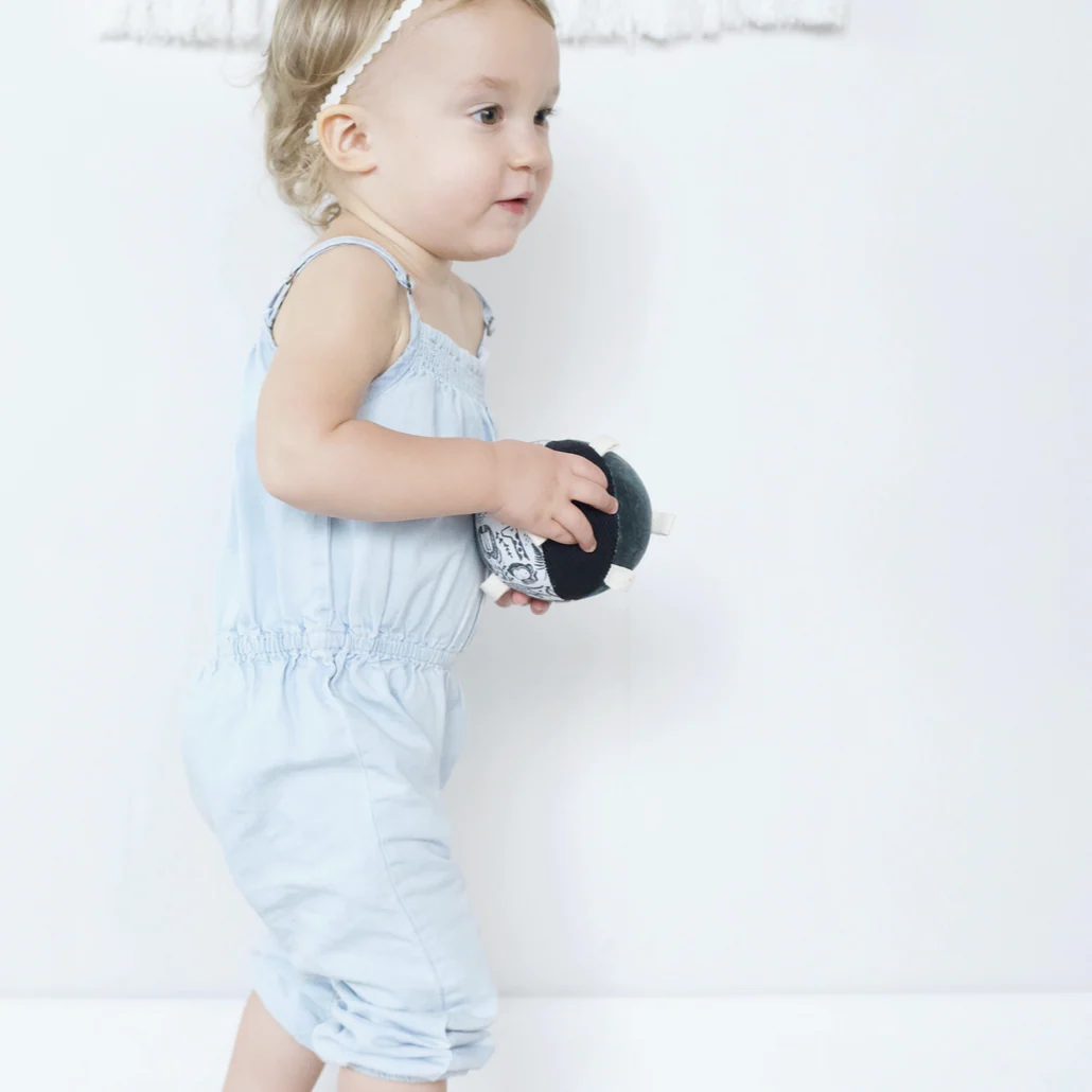 Organic Taggy Ball with Rattle - Wild - Image 3
