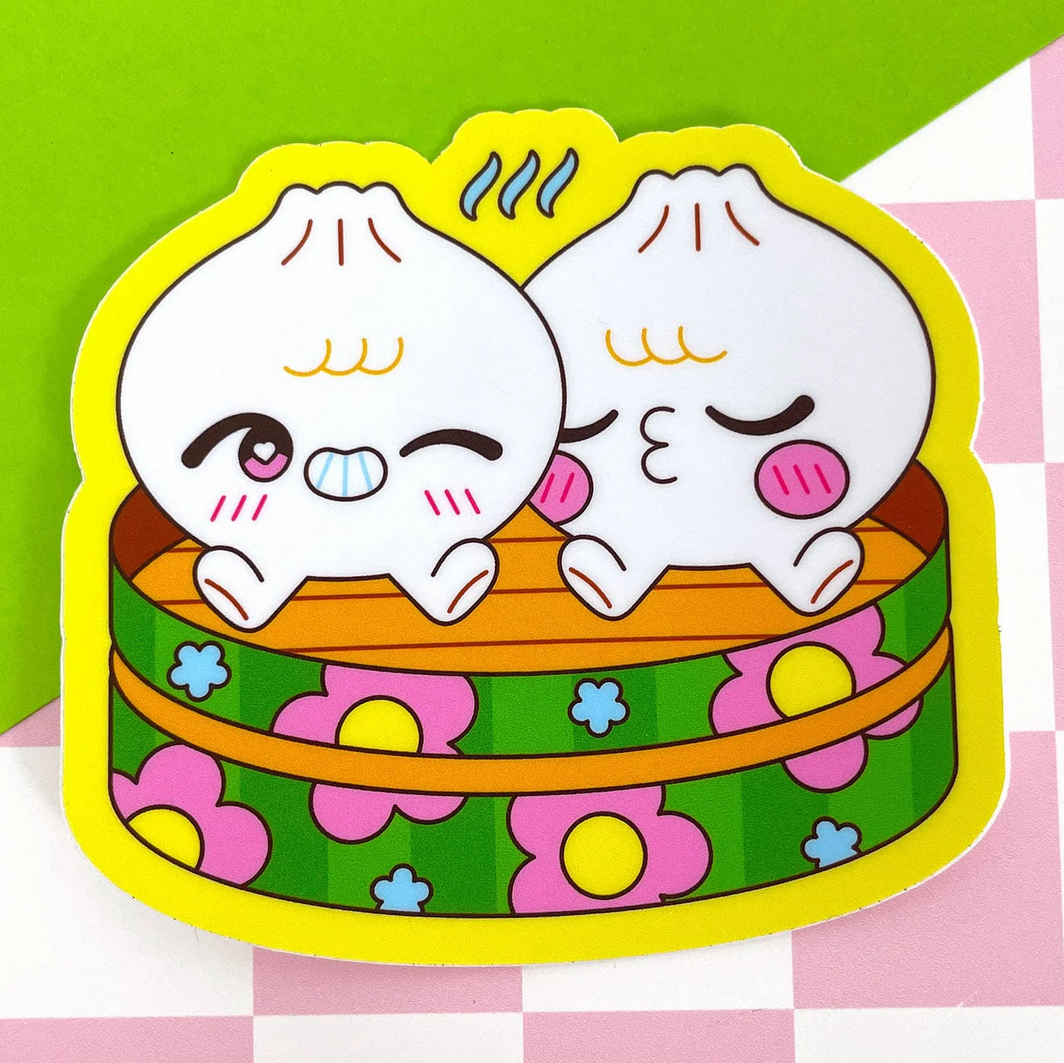 Tasty Dumplings Vinyl Sticker - Image 2