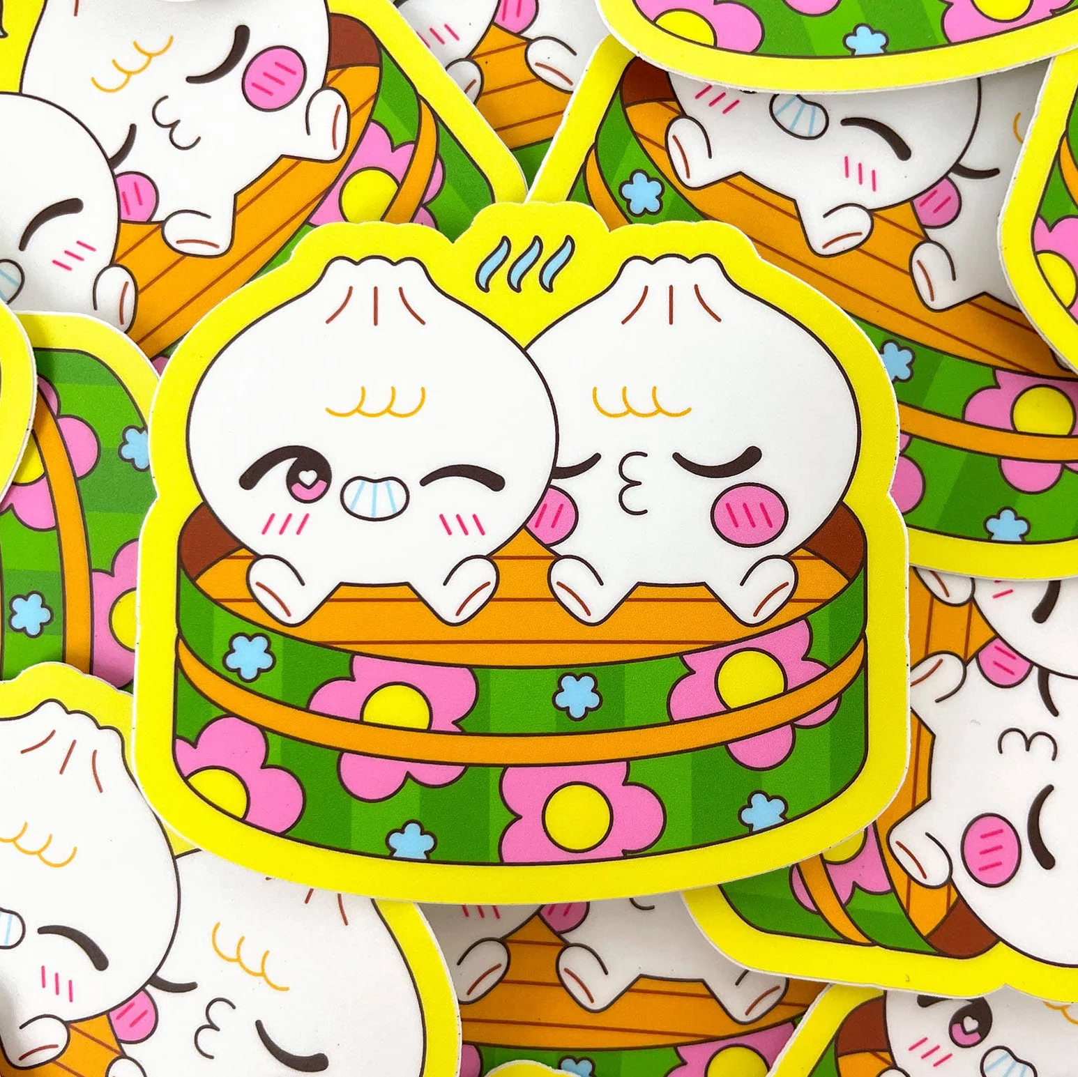 Tasty Dumplings Vinyl Sticker - Image 4