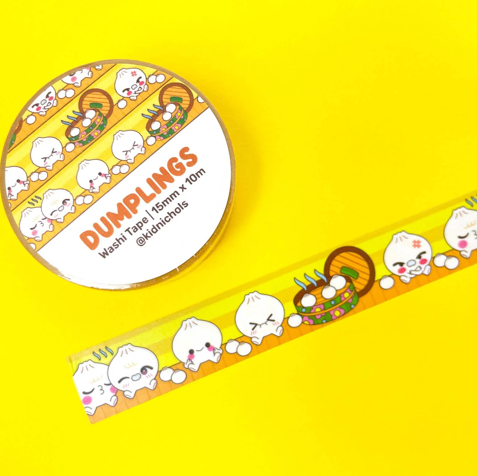 Tasty Dumplings Washi Tape - Image 2