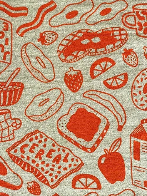 Tea towel - breakfast - Image 3