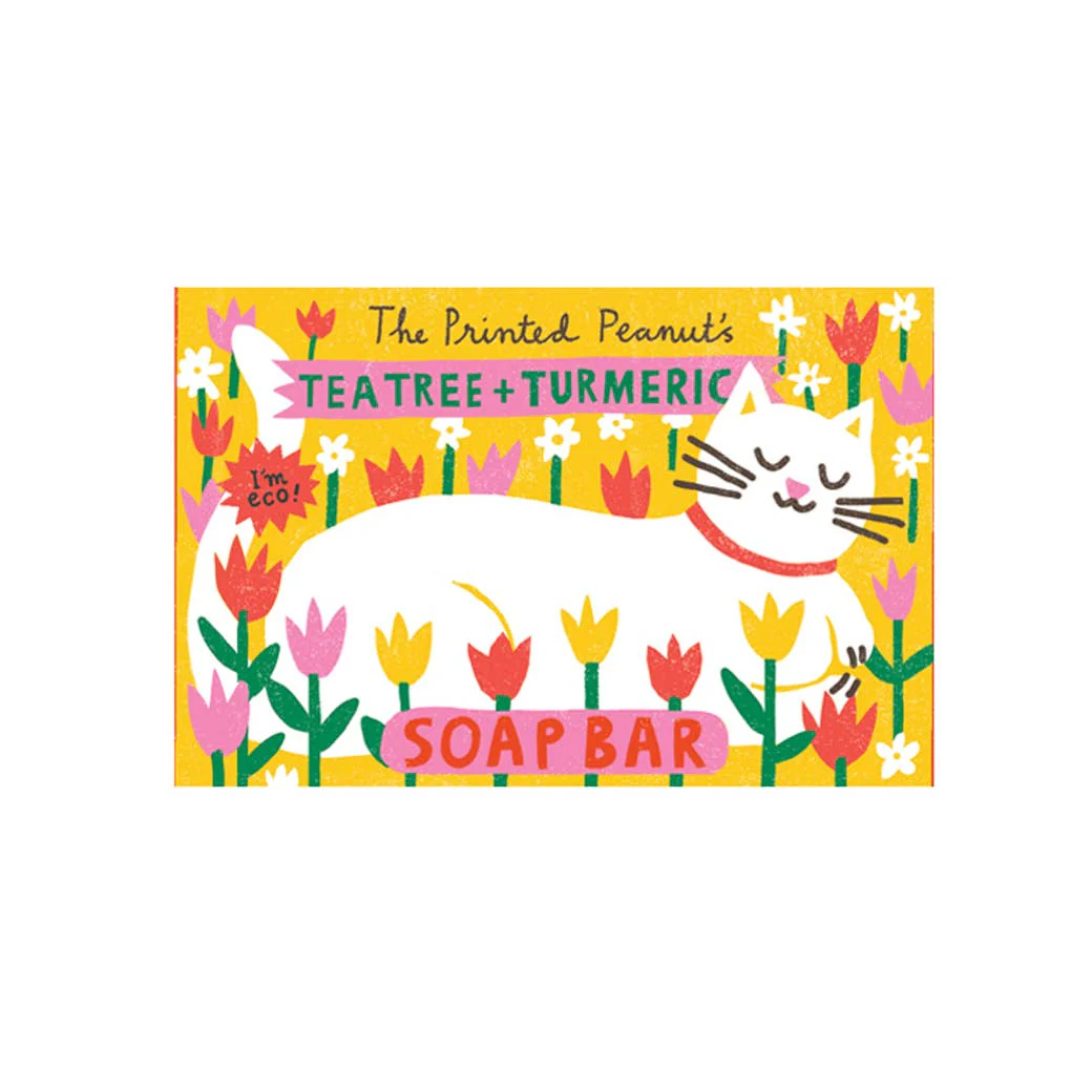 Tea Tree & Turmeric Natural Handmade Soap Bar - Image 2