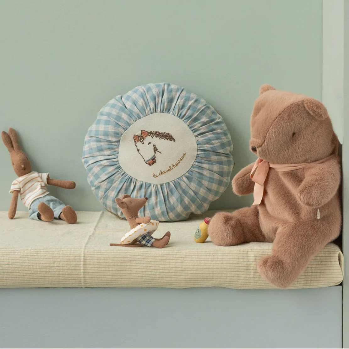 Teddy bear plush, Medium - Soft brown - Image 2