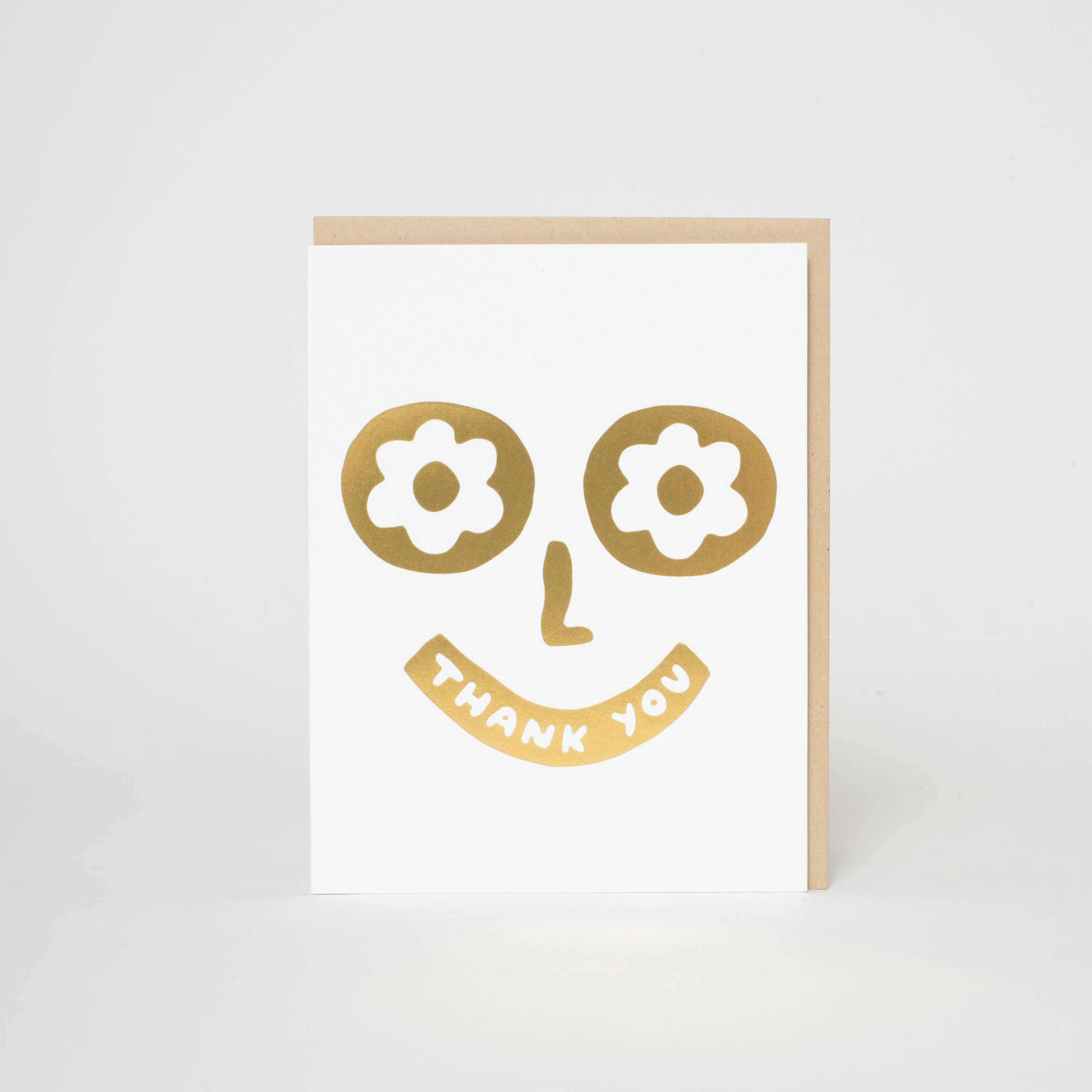 Thank You Silly Face Letterpress Card- Suzy Ultman - Image 3