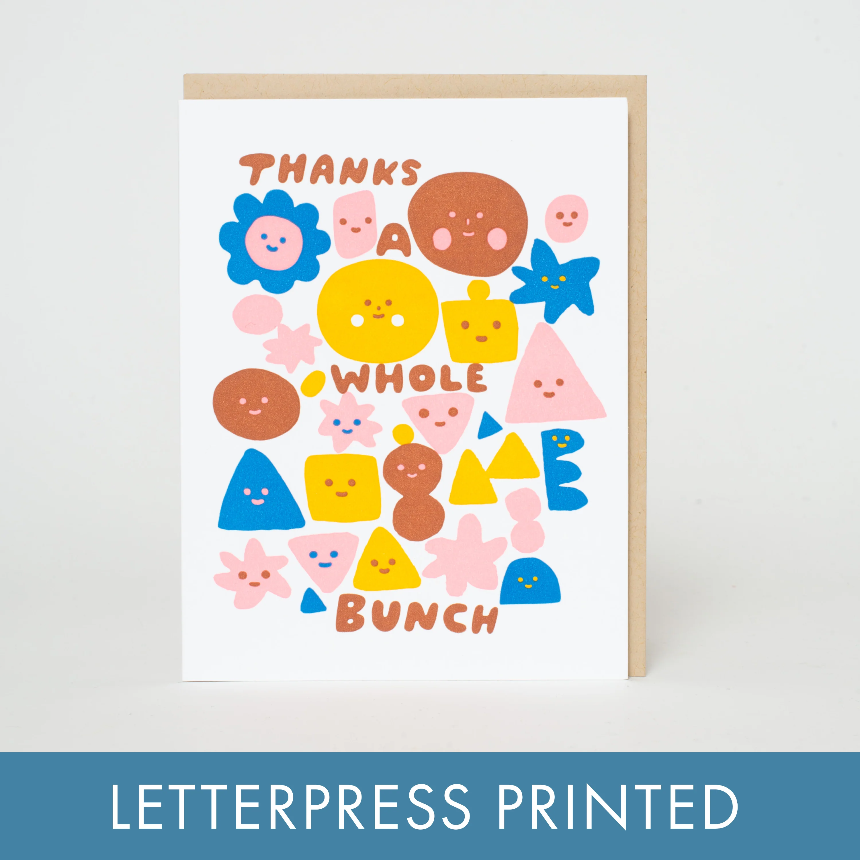 Thanks A Whole Bunch Letterpress Card- Suzy Ultman - Image 2