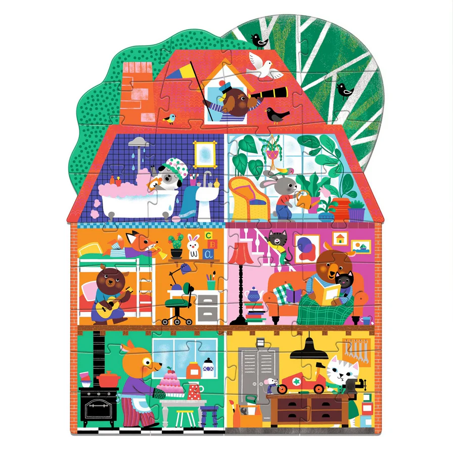 The Little Buddies' House 36 pc Giant Floor Jigsaw Puzzle - Image 3
