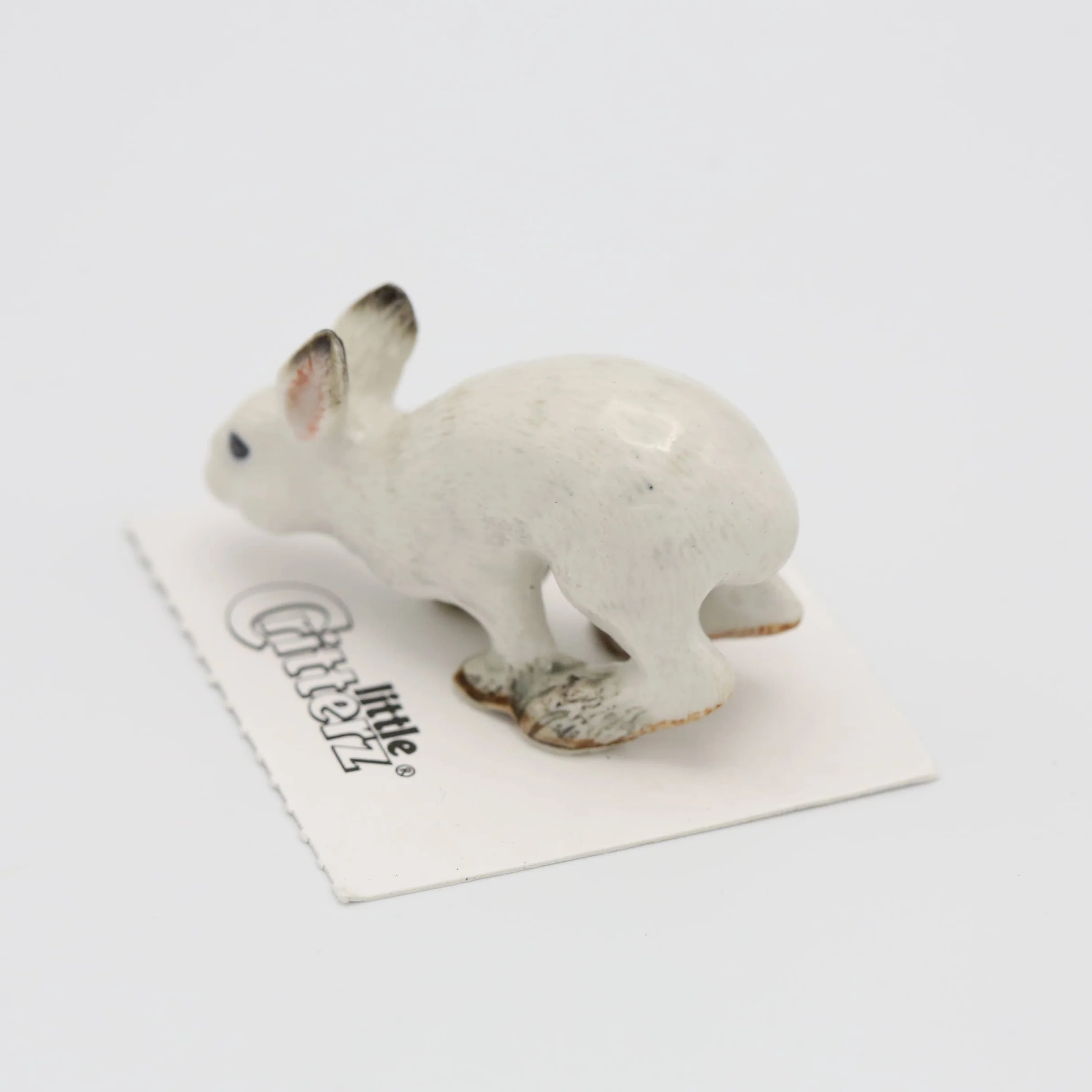 Thumper Snowshoe Hare Porcelain Miniature - Image 2
