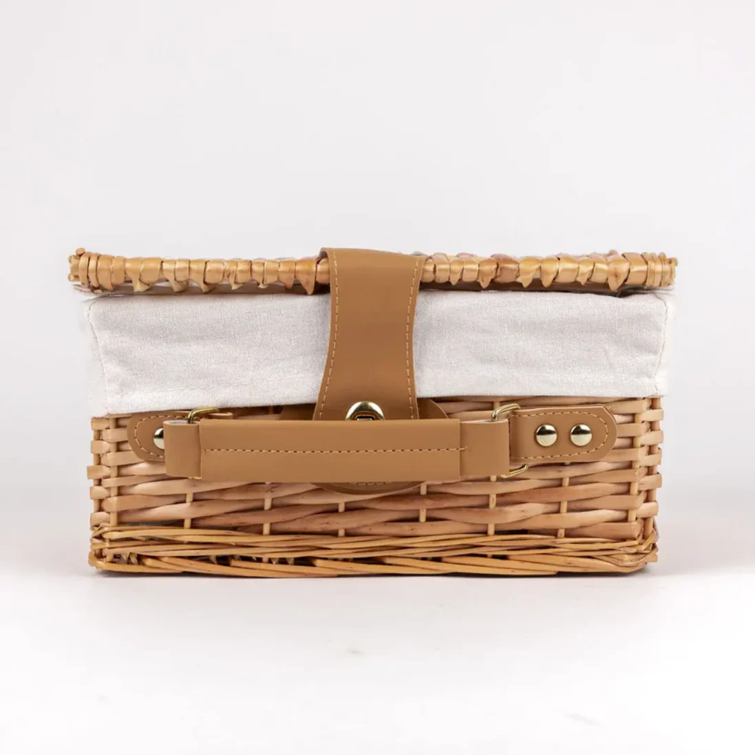 TIN TEA SET FOREST IN A WICKER BASKET - Image 10