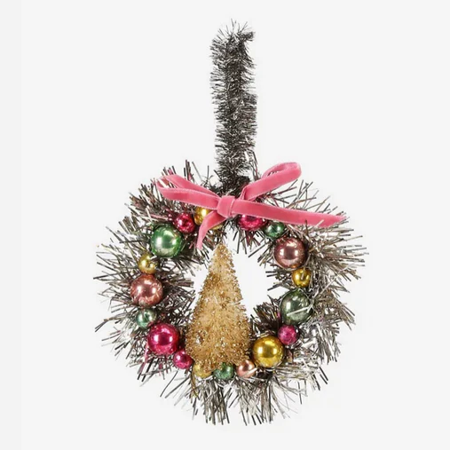 Tinsel Wreath Ornament - Image 2