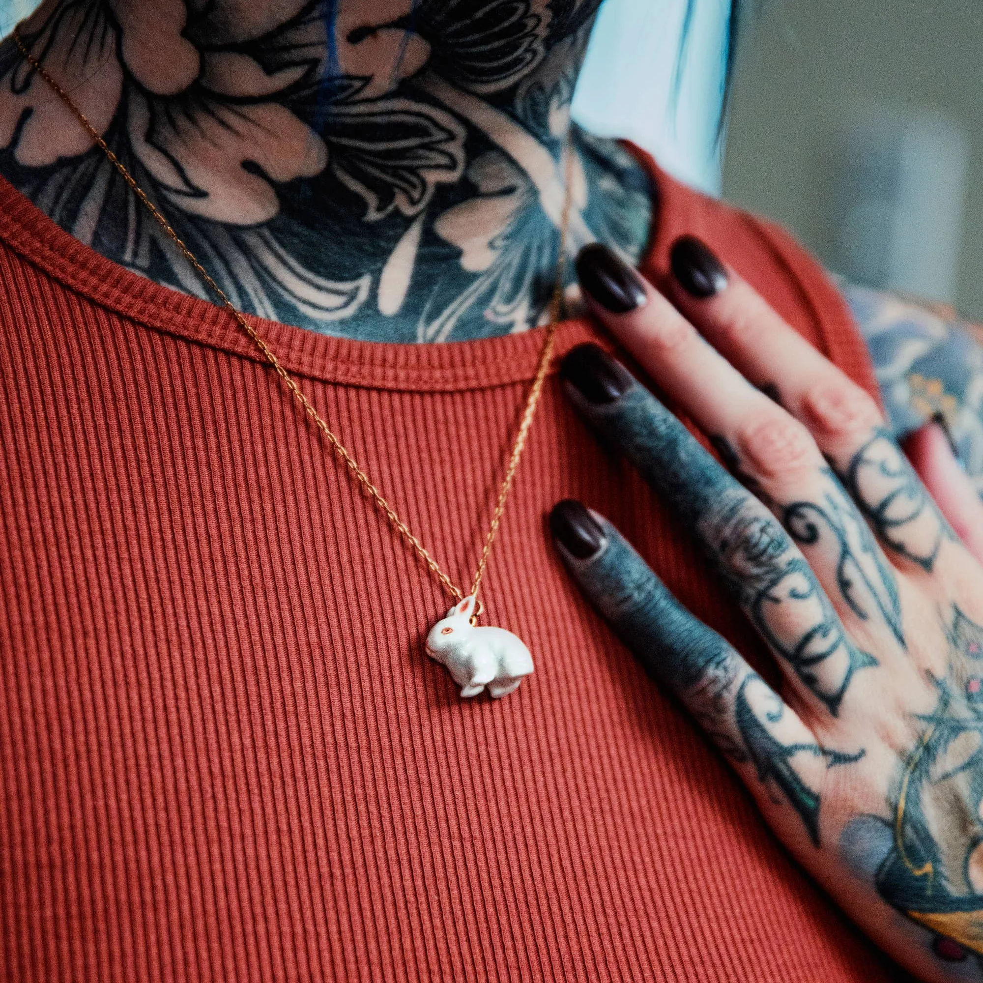 Tiny Bunny Necklace - Image 3