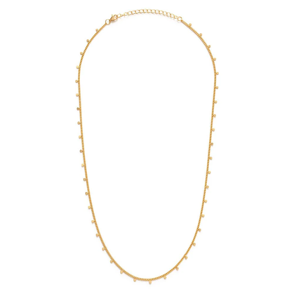 Tiny Dot Chain Necklace - Image 4