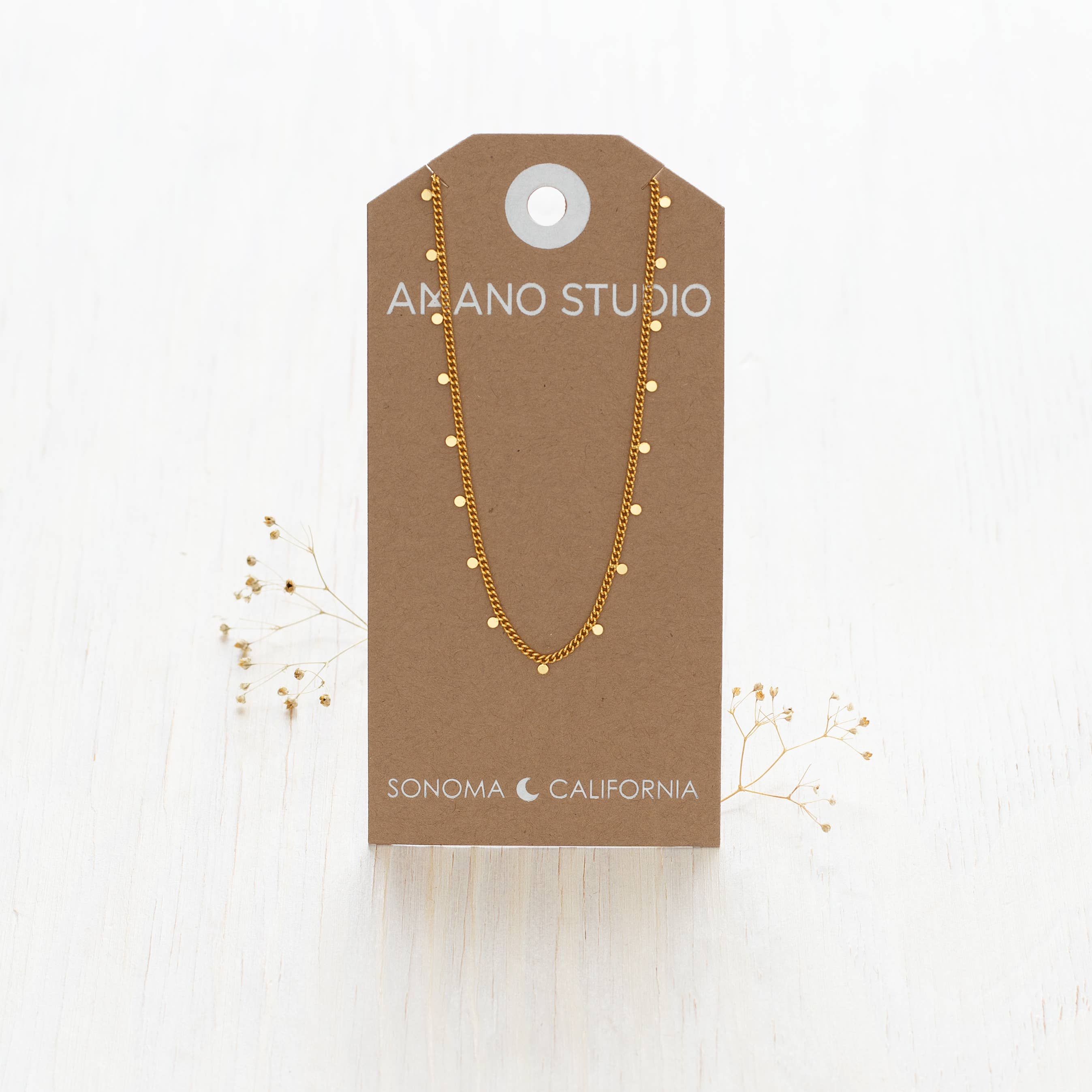 Tiny Dot Chain Necklace - Image 5