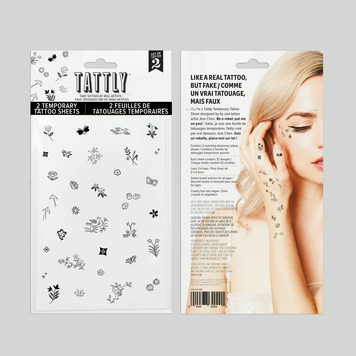 Tiny Nature Tattoo Sheet -2pk - Image 6