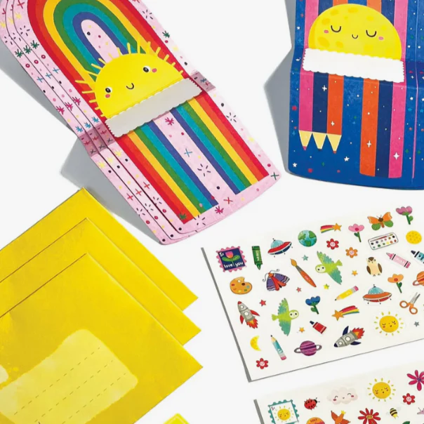 Tiny Tada! Note Cards & Sticker Set - Hello Rainbows - Image 2
