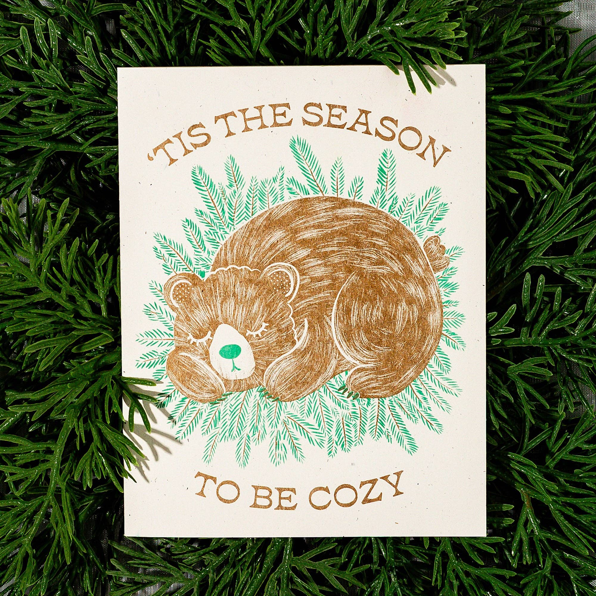 'Tis The Season - Risograph Holiday Card - Image 2