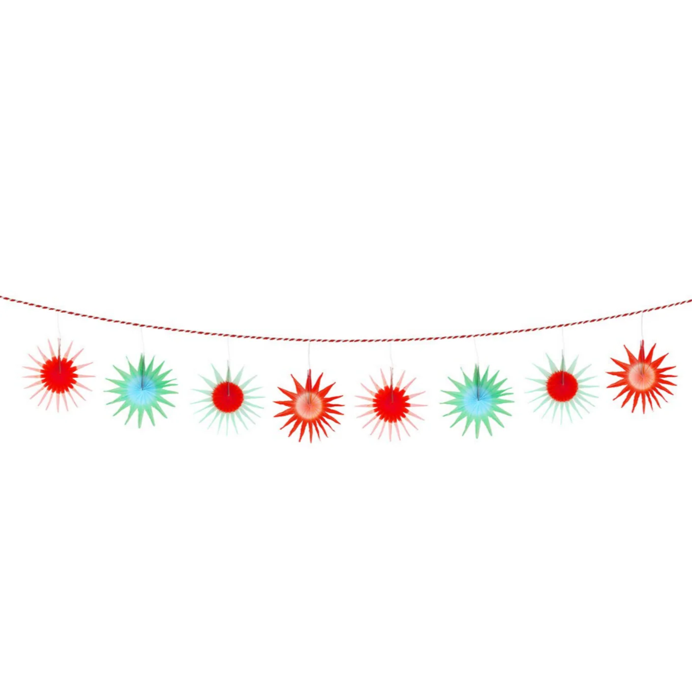 Tissue Paper Starburst Garland - Image 3
