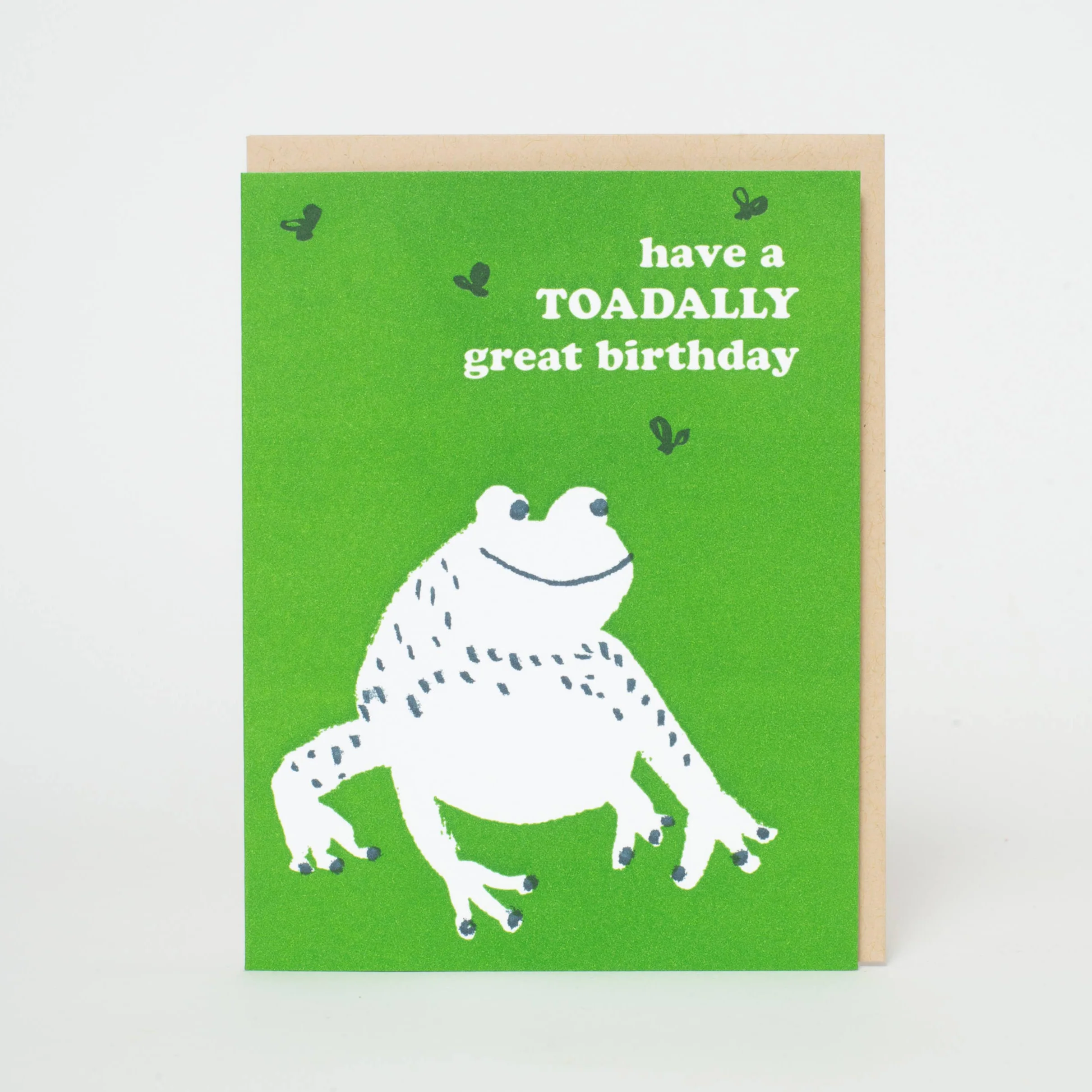 Toad Birthday Letterpress Card