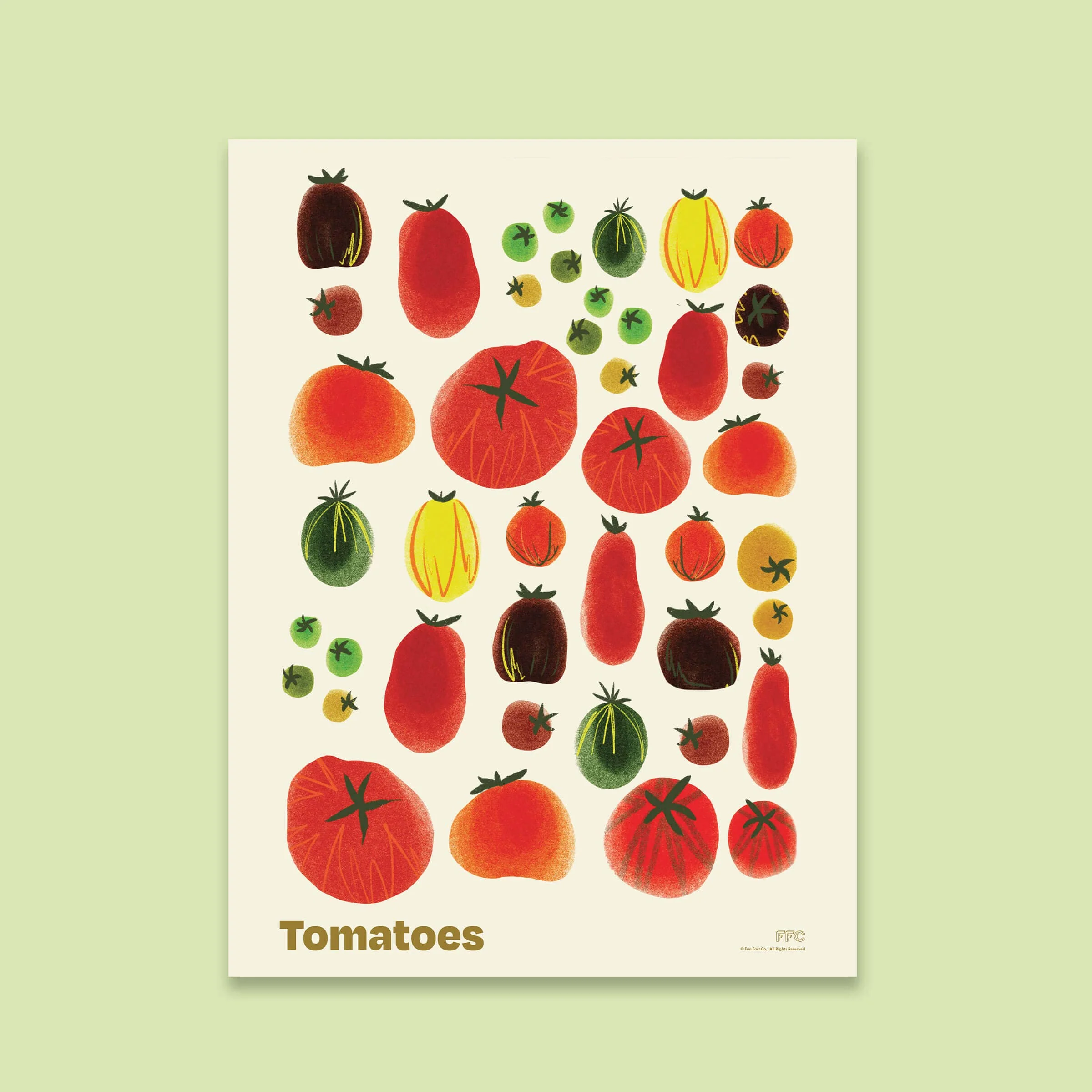 Tomatoes Unite Print -12x16"