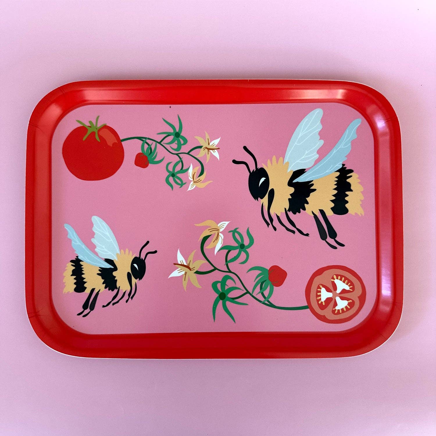 TOMATOS & BUMBLEBEES - Tray