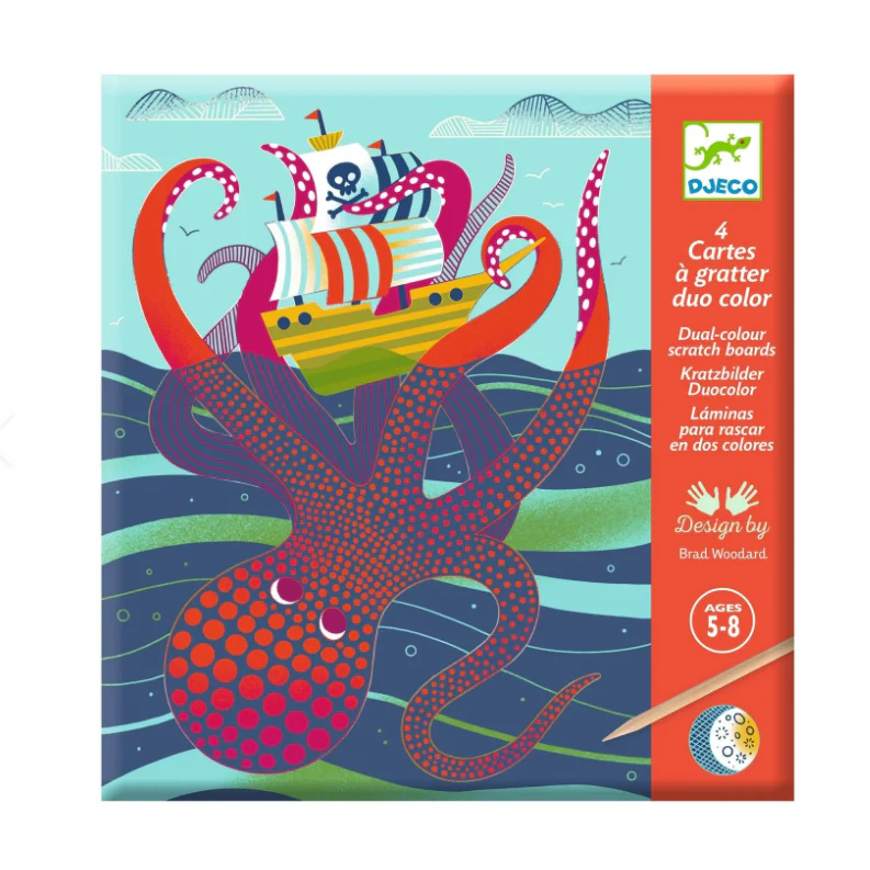 Topsy-Turvy Scratch Cards Activity