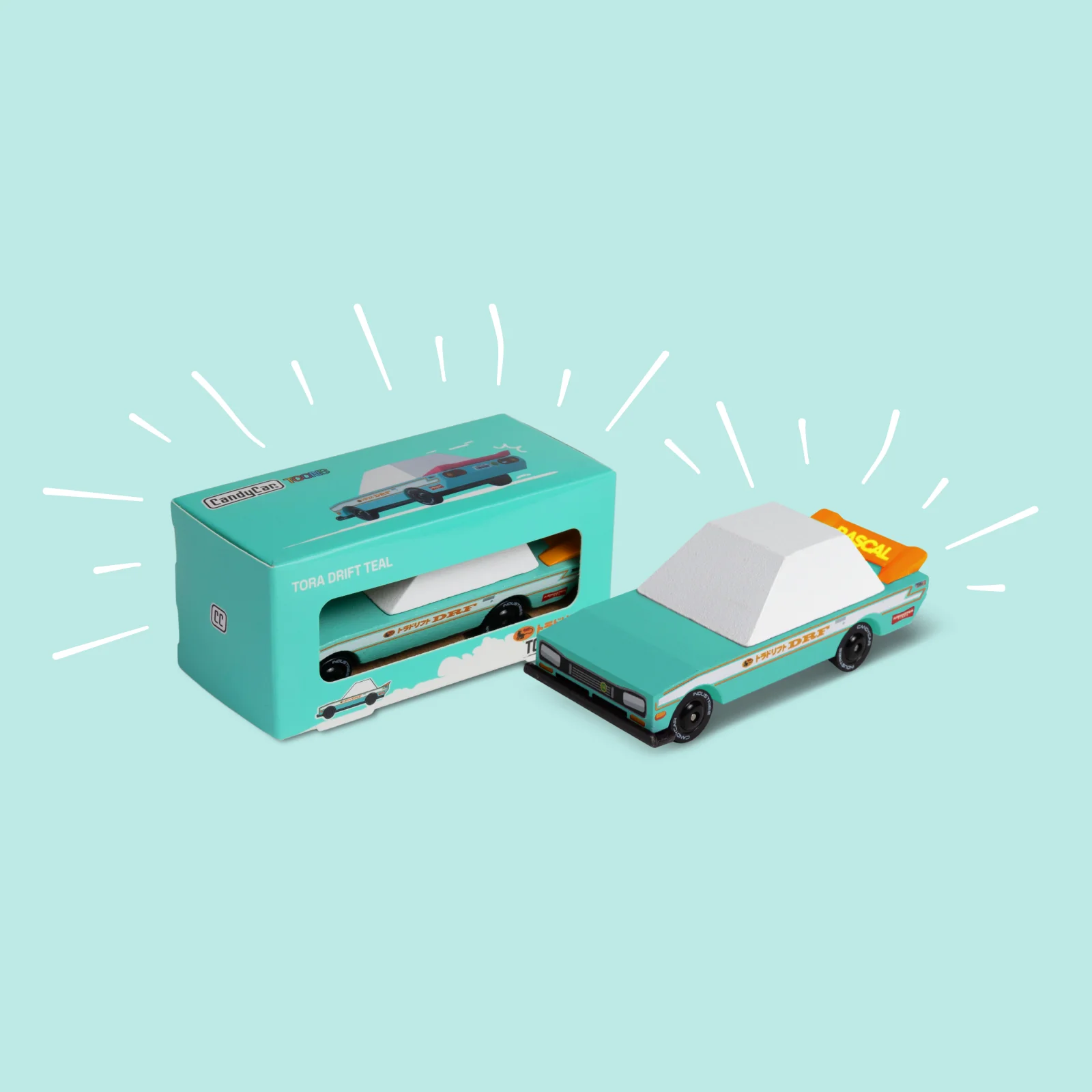 Tora Drift Teal TOONS™ Car - Image 4