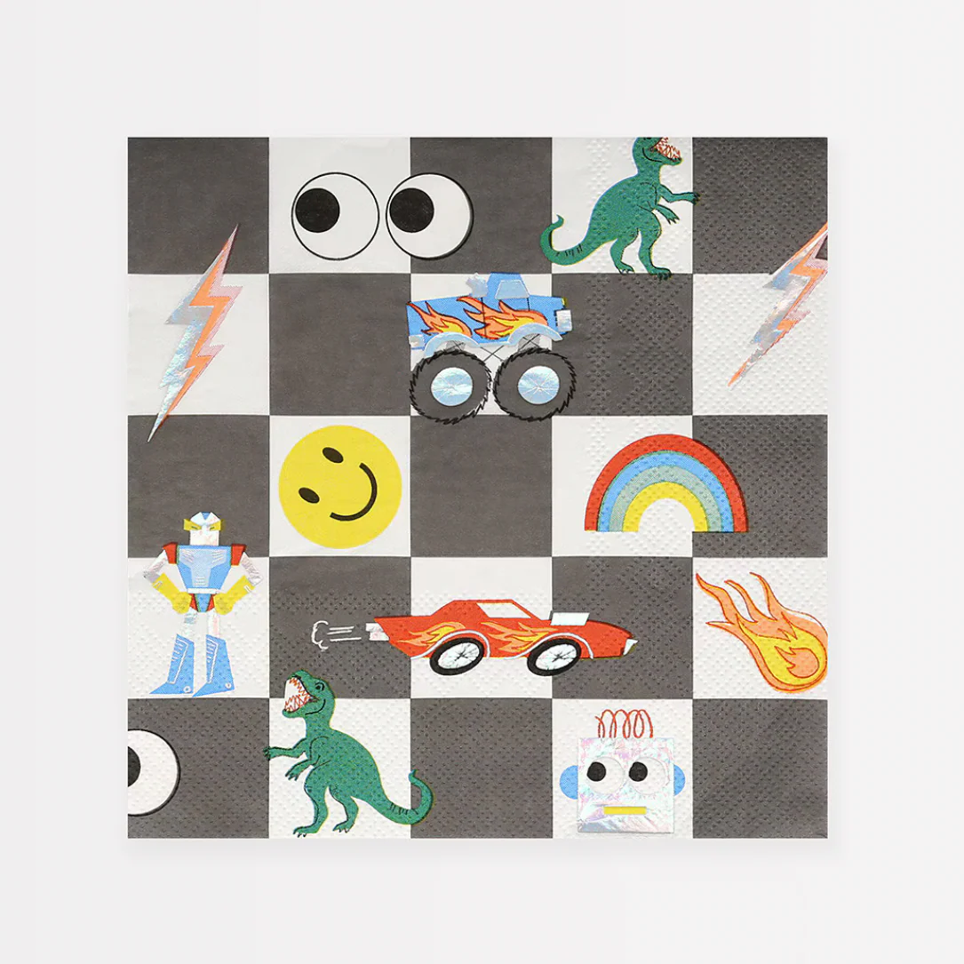 Toybox Icon Large Napkins (x16)