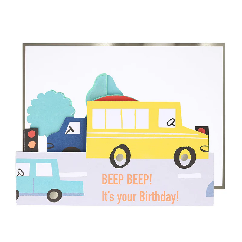 Transport Concertina Birthday Card - Image 2