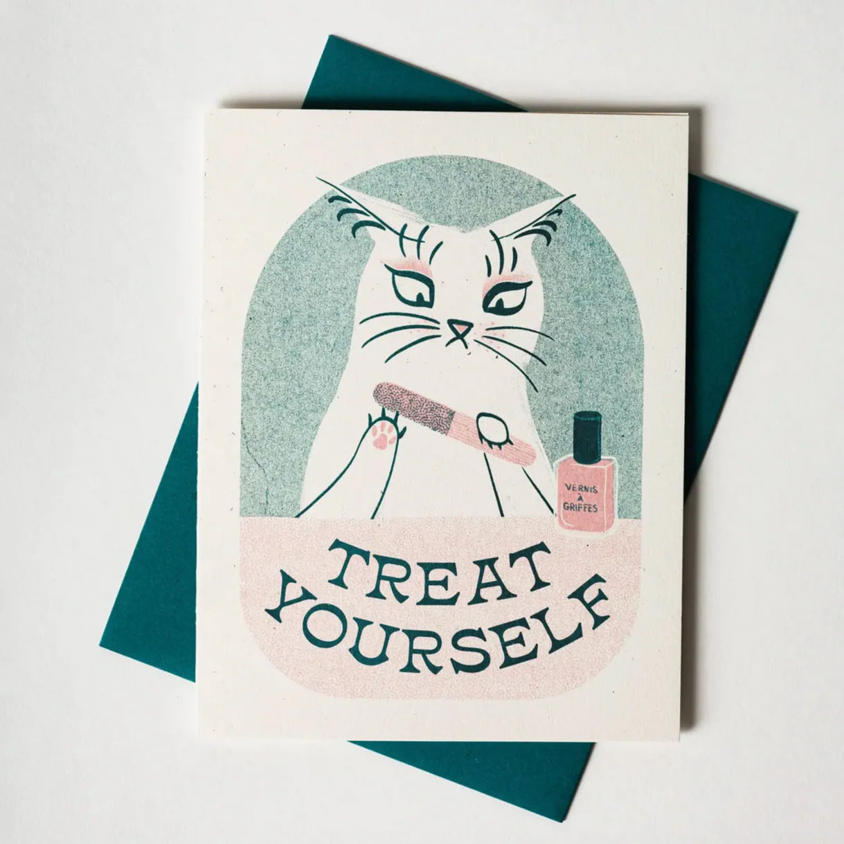 Treat Yourself - Risograph Card - Image 2