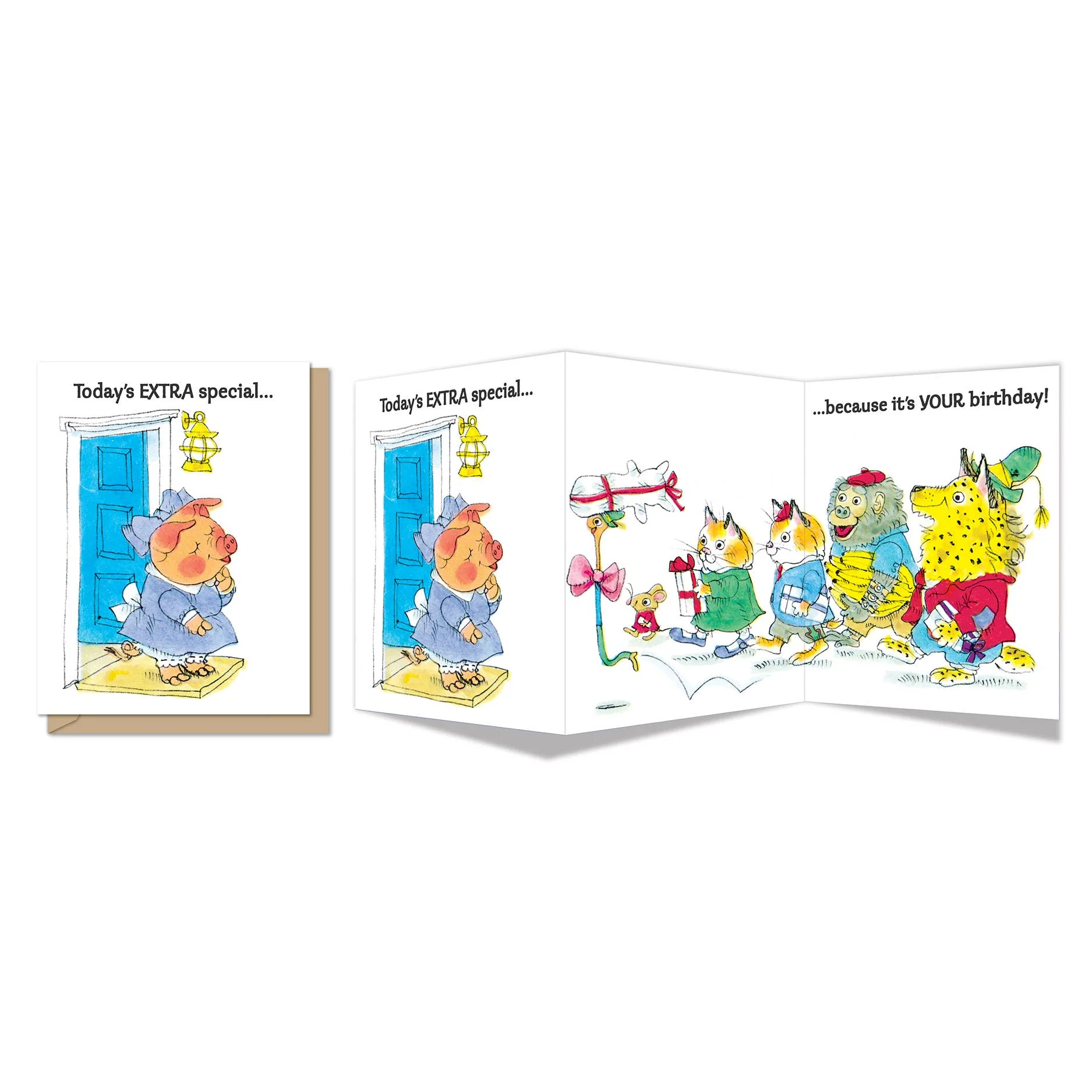 Tri-Fold Birthday Greeting Card | Very Special Day - Image 3