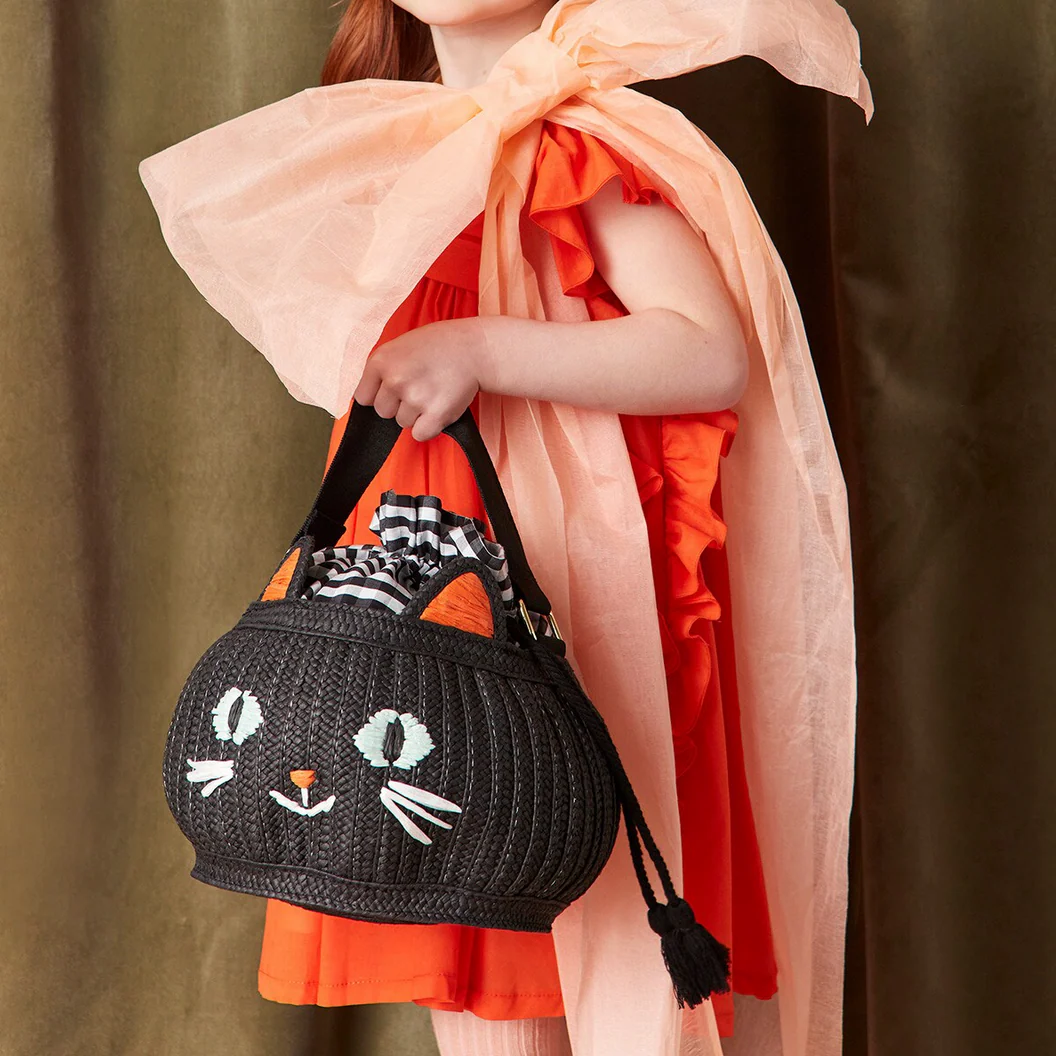 Trick Or Treat Cat Basket Bag - Image 2