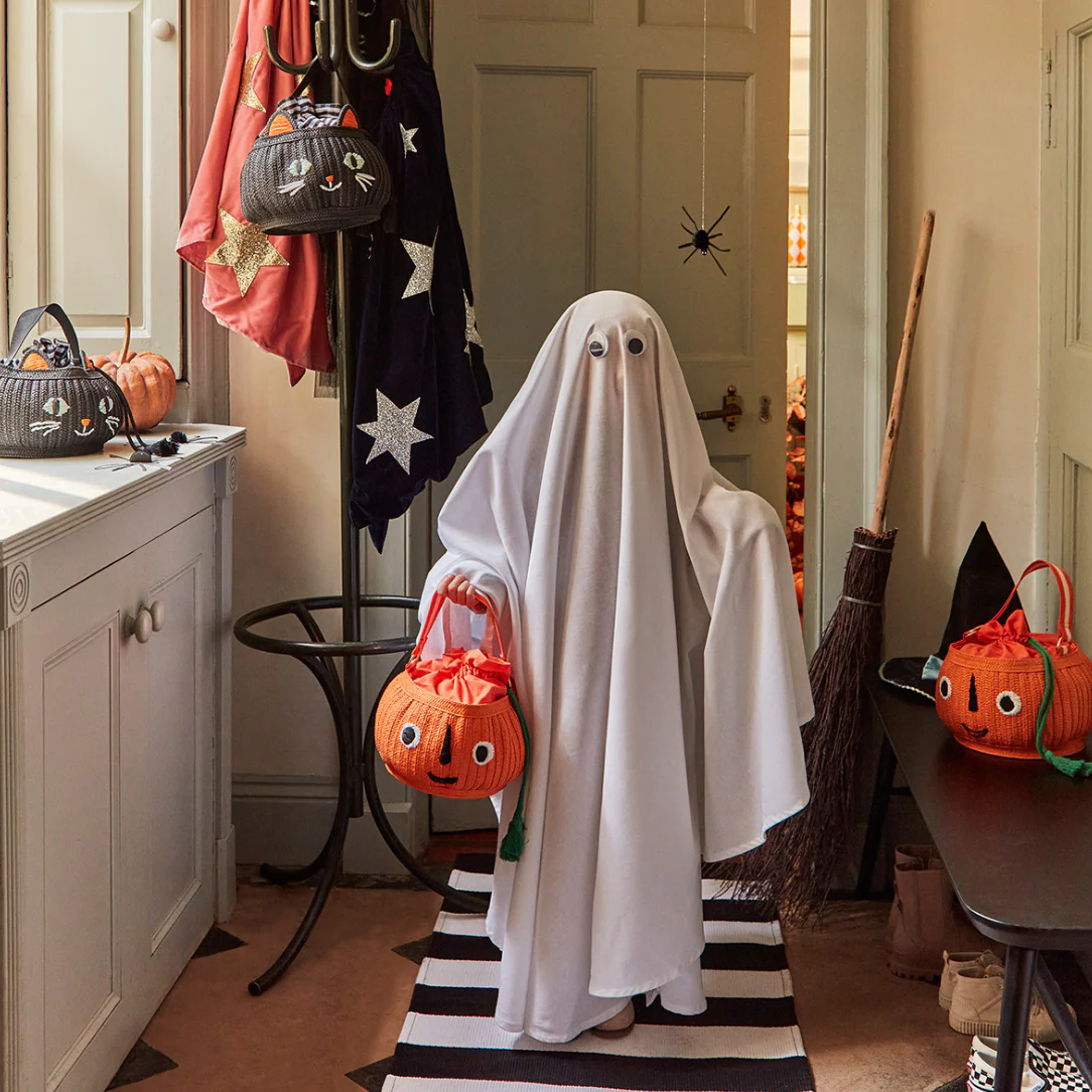 Trick Or Treat Pumpkin Basket Bag - Image 2