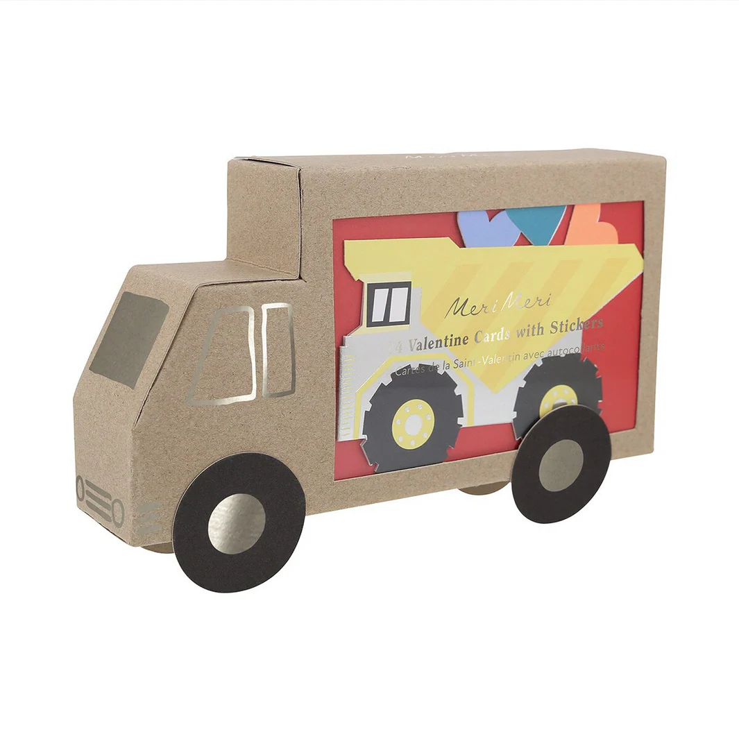 Truck Kids Valentine's Card Set (x24) - Image 10