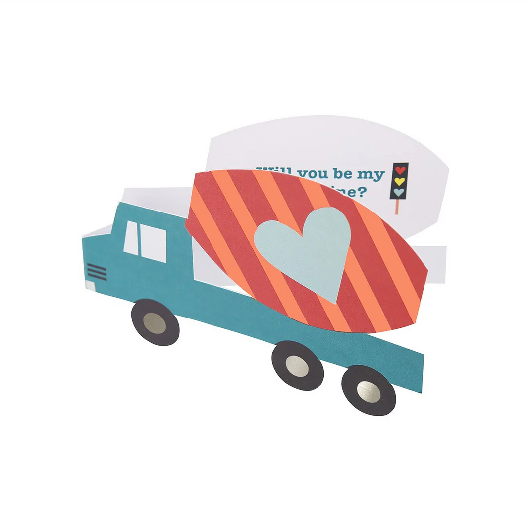 Truck Kids Valentine's Card Set (x24) - Image 4